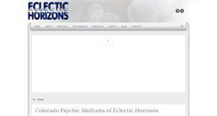 Desktop Screenshot of eclectichorizons.com