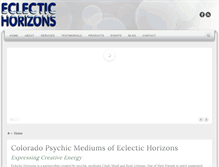 Tablet Screenshot of eclectichorizons.com